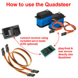 (RETIRED) Bastens QuadSteer 4 wheel steering control module works with either 2Ch or 3Ch transmitters
