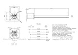 Tesla Charge Port Inlet J3400 48A J1772 NACS Compatible