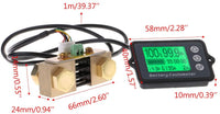 8-80V 350A constant 500A peak Coulomb Battery Meter Monitor LCD Power Level mAh Display for Litnium batteries Li-ion LiFePo4