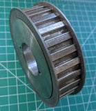 Browning 28HH100 Bushing Bore Timing Belt Pulley - 0.5000 in Pitch, 28 Tooth, 4.402 in OD, 1.000 in Belt Width