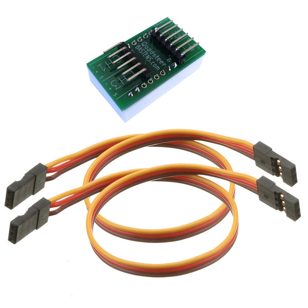 Bastens QuadSteer 4 wheel steering control module works with either 2Ch or 3Ch transmitters